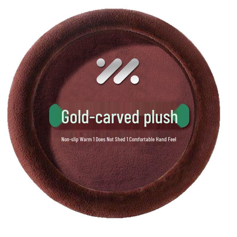 Zeekr L7 Winter Plush Heated Steering Wheel Cover - Cute, Cozy, and Suitable for Autumn and Winter