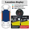 Для Tesla Rubber Lifting Jack Pad Adapter Tool для Tesla Model 3/Y/S/X 2017-2024 Аксессуары Инструмент для ремонта шин Lifting Jack Pad