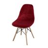 Утолщенный мягкий бархатный чехол для стула Swan Velvet, чехол для стула в столовой, без подлокотников, однотонный чехол для стула, подходящий для дома