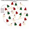 Warm Glow LED Christmas Tree Ornament Lights Knit Hat Shaped Lights  Birthday Parties