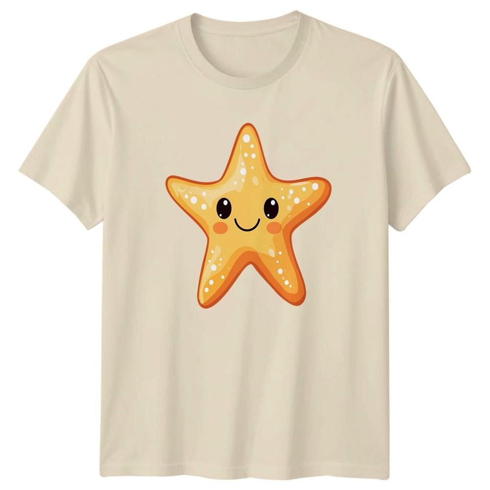 Happy Starfish TShirt Kawaii Sea Animal Birthday Gift For Him And Her