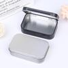 Survival Kit Tin Small Empty Metal Tin Flip Storage Box Case Organizer For Money Coin Candy Key