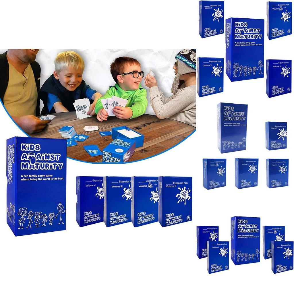 Веселая карточная игра Kids Against Maturity для вечеринок с друзьями и семьей