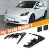 For Tesla Model Y -2022 / Model 3 2022 Spoiler Dust Cover 2PCS Modification Accessories Car Side Wing Panel