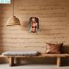 Металлическая табличка Женщина в красном белье 20x30 см