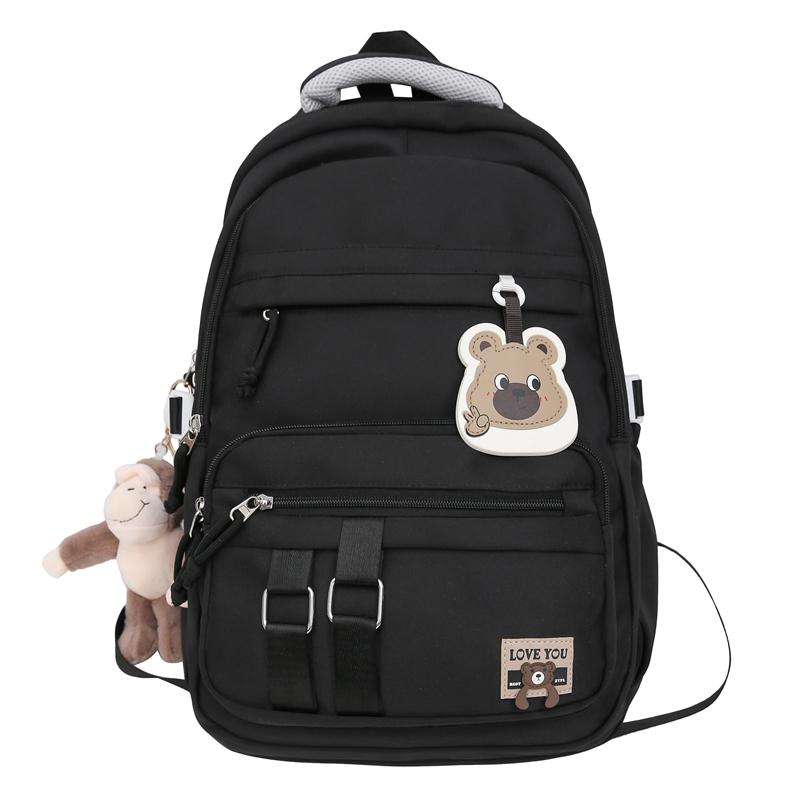 Школьный женский дорожный рюкзак контрастного цвета, большой вместимости, для учеников средней школы