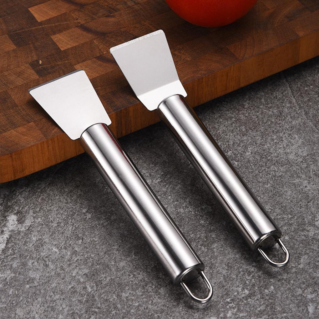 Шпатель многофункциональный стальной прямой размораживающий противоскользящий размораживатель лопатка чистящие средства бытовая кухонная дезактивация