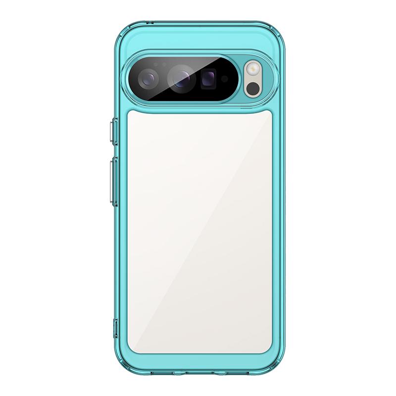 Роскошный прозрачный цветной чехол для телефона из ПК+ТПУ для Google Pixel 11 Pro XL 10A 9 8 7 6 Pro 8A 7A Ударопрочный бампер Защитная крышка