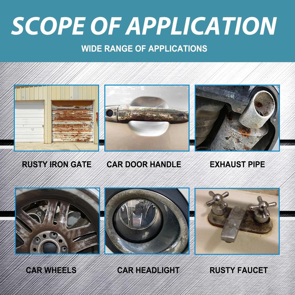 RAYHONG Набор для удаления железного порошка с автомобиля, очиститель ржавчины для автомобильной краски, шин, пятен, восстановитель ржавчины