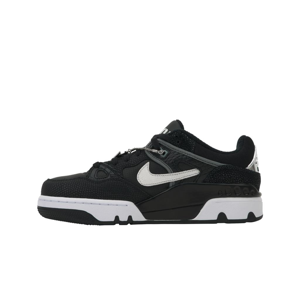 Nigo x Nike Air Force 3 Low Black Croc Унисекс Кроссовки Дымчато-серый Металлик-платиновый Белый HF7630-001