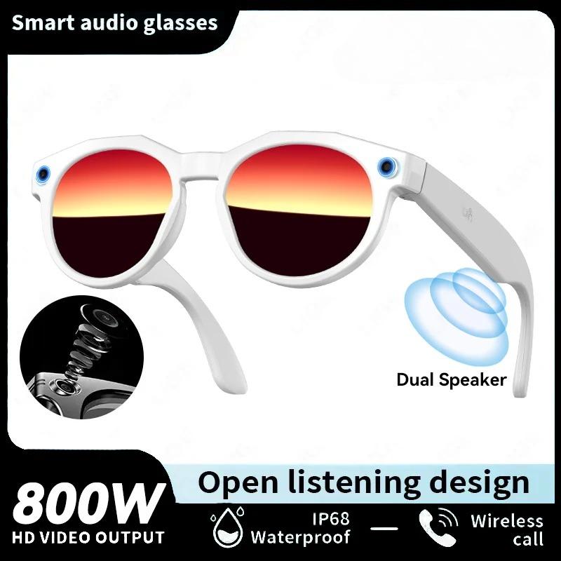 1080P HD Умные очки с ИИ Чат GPT 8 МП Камера Bluetooth-звонок Батарея 290 мАч Передача по WIFI Водонепроницаемые Умные очки Перевод в реальном времени унисекс