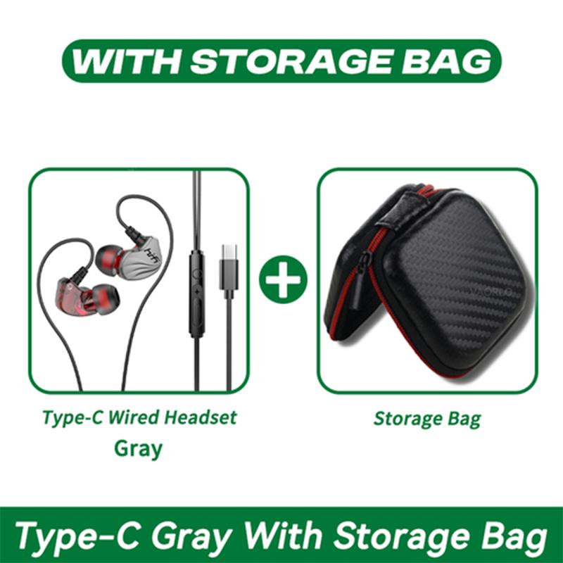 Проводные наушники 3,5 мм AUX/Type C In-Ear HIFI 6D Surround Bass In-Ear игровые музыкальные гарнитуры с микрофоном для Samsung Huawei Xiaomi ПК
