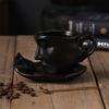 Кружка «Поцелуй в лицо» Керамическая чашка для воды для пары Чашка для кофе и блюдца для послеобеденного чая Чашки для чая с молоком Чашки для завтрака Кружки для молока Посуда для напитков