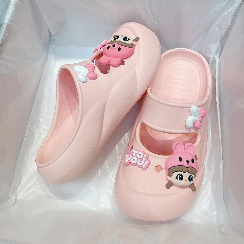 Новые тапочки eva, женские, летние, домашние, девичьи, в форме сердца, милые, с мягкой подошвой, нескользящие, дезодорирующие, домашние тапочки