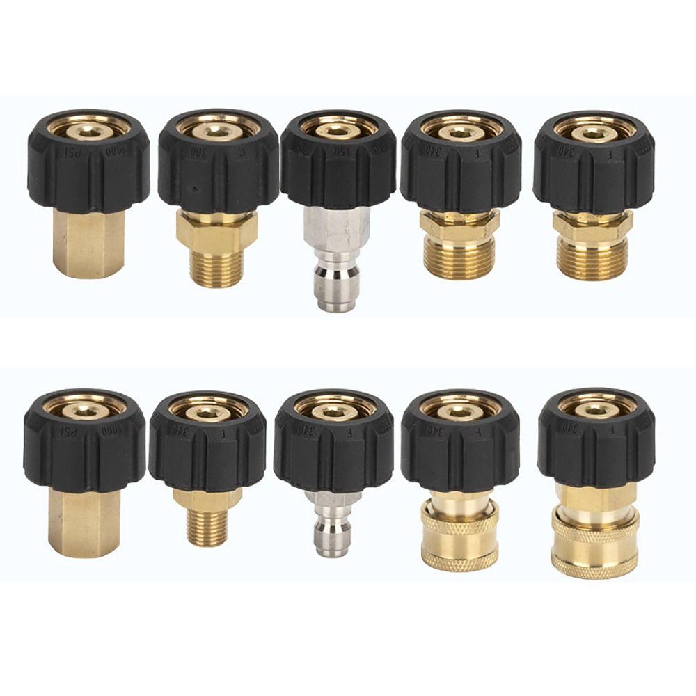 1Pcs Couplers Swivel Pressure Washer Adapter Wash Torch Hose Connector  Home Garden Accessory