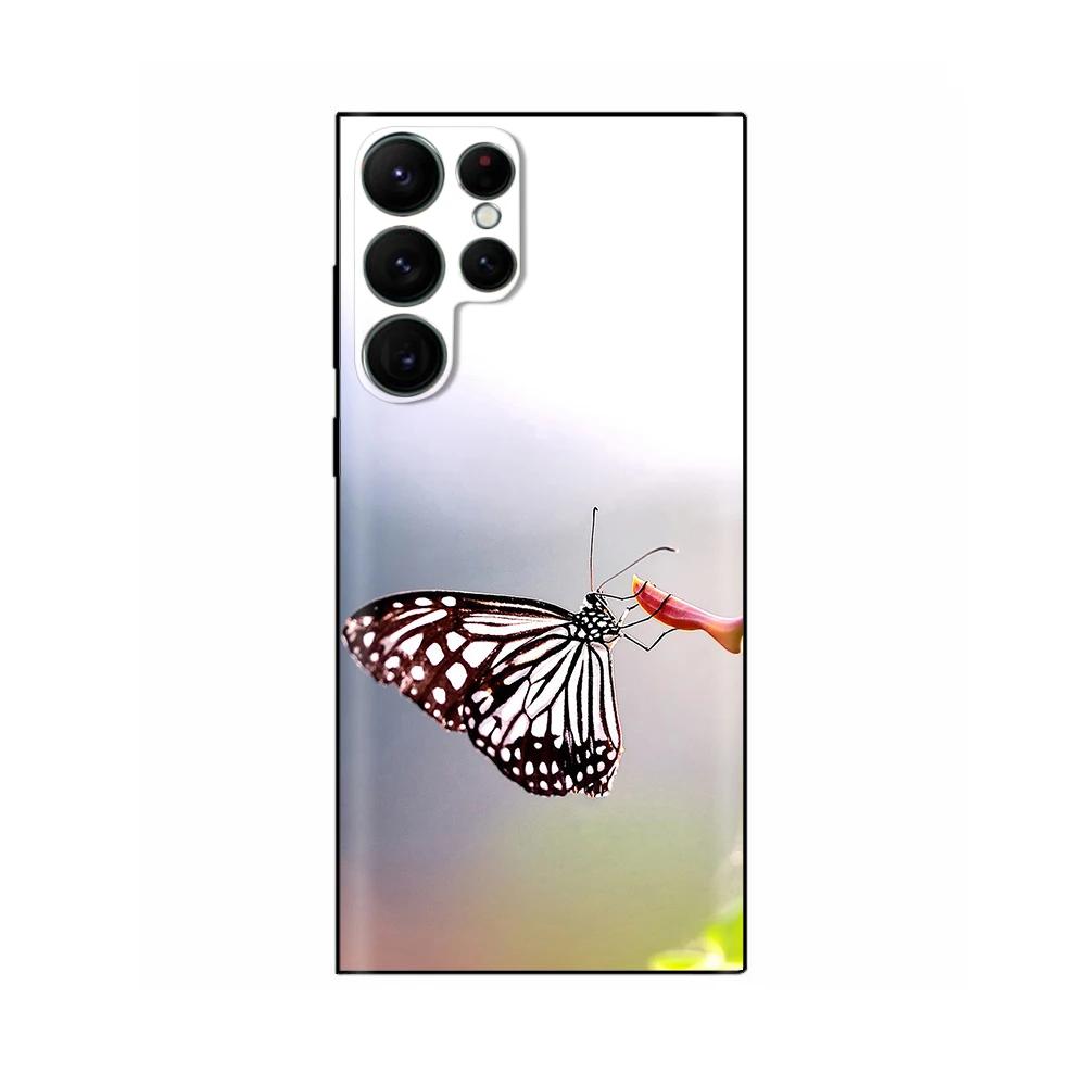 Чехол для Samsung Galaxy S22 Ultra Чехол для Samsung S23 Ultra S 23 Мраморный Мягкий Силиконовый Чехол для Телефона S22Ultra S22 5G s 22 Funda