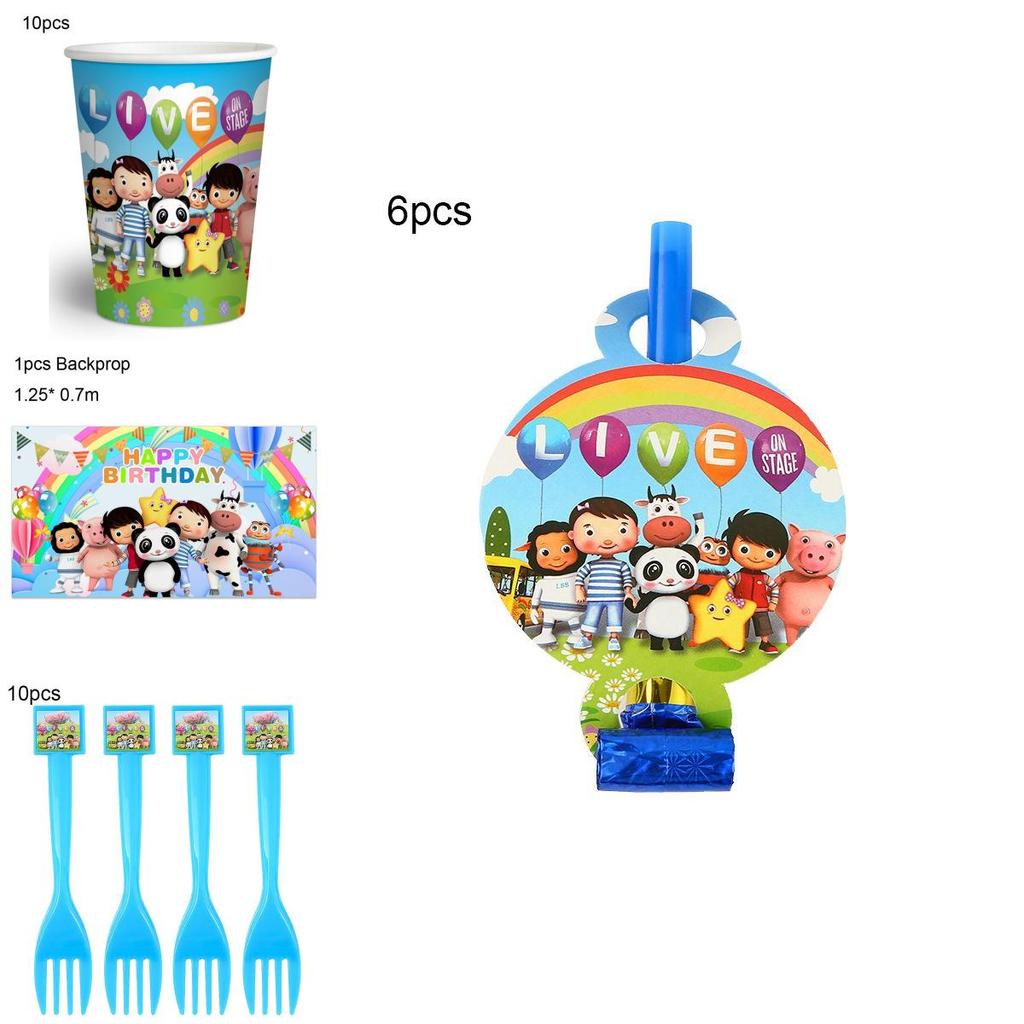 Декор для вечеринки в стиле Little Baby Bum для незабываемого детского дня рождения