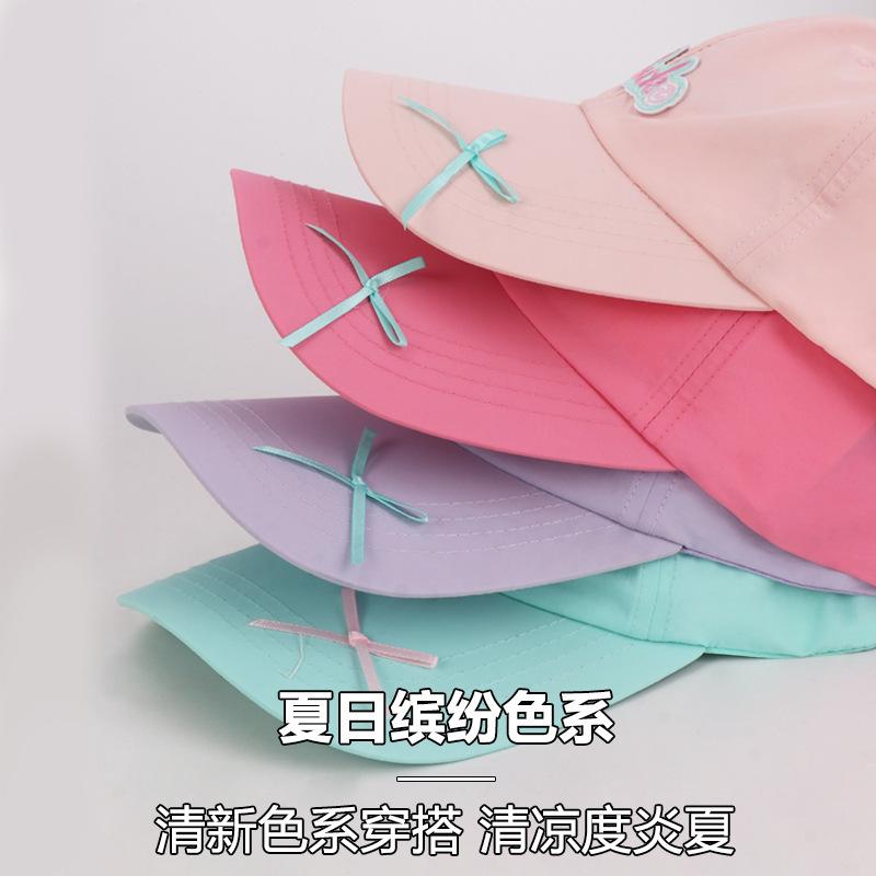 Korean Version Of Letter Embroidery Labeling Baseball Cap Women'S Summer Small Fresh Color Thin Big Head Circumference Showing Face Small Cap