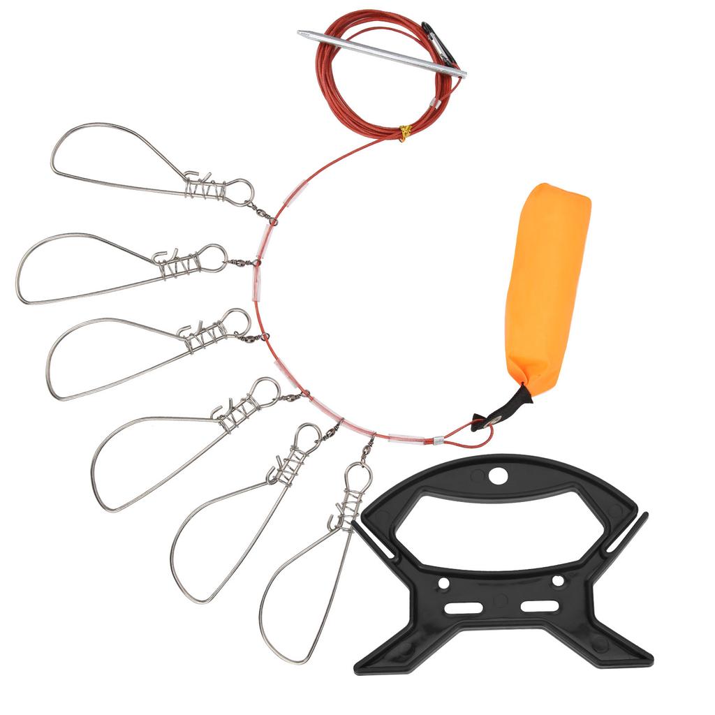 5м рыболовный замок пряжка из нержавеющей стали живая рыба стрингер замок рыболовные снасти аксессуары