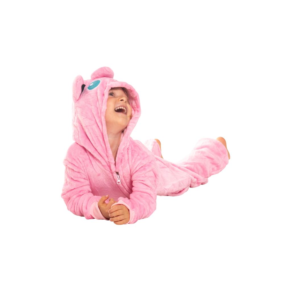 Piżama dla dzieci strój kigurumi onesie jiggly puff pokemon różowy 105-115
