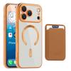 Для iPhone 17 Pro Max 2 в 1 Магнитный чехол Magsafe Для iPhone 17 16 15 14 13 12 11 Pro Max Воздушный кошелек Держатель для карт Карманная крышка