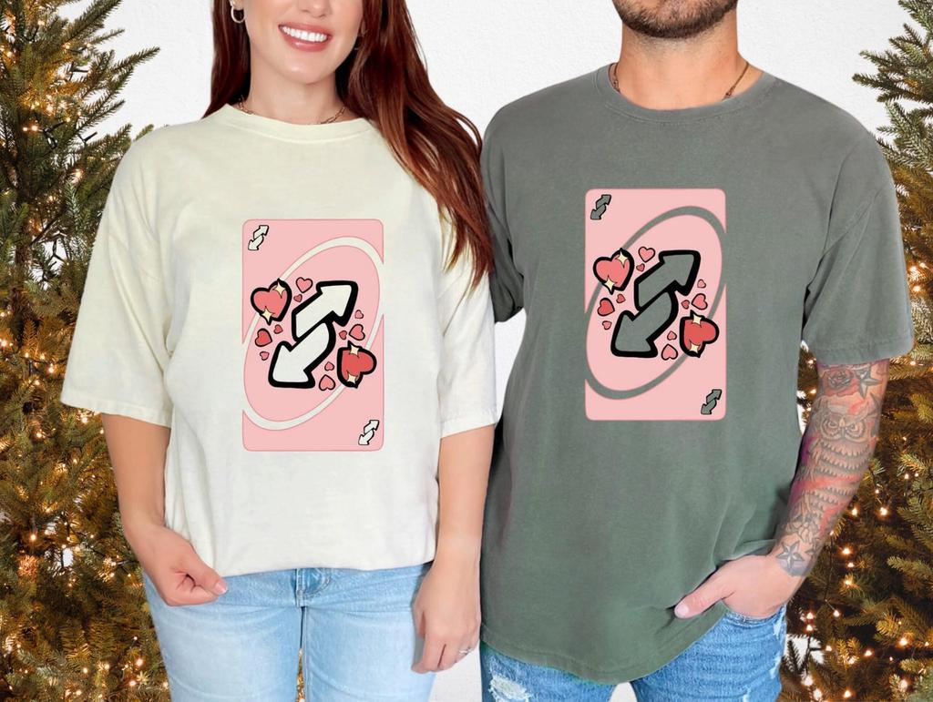 Love Is a Two Way Street T-Shirt, Romantic Hearts Graphic Tee