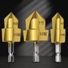 Hexagon Shank PPR Lifting Drill Bit Upgraded Three Blade Hole Opener Stepped Drill Bit