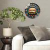 Bedroom-Compatible 30cm Round Glass Wall Clock with Truly Silent Operation