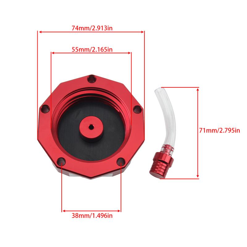 Motorcycle CNC Fuel Tank Gas Cap Oil Cover For Honda CRF250 CRF450 CRF230 CRF 230 250 450 DirtBike Supermoto Modified Accessorie