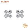 Tancise 925 Sterling Silver Zircon Earrings Drop Earrings For Women Wedding Party Gifts