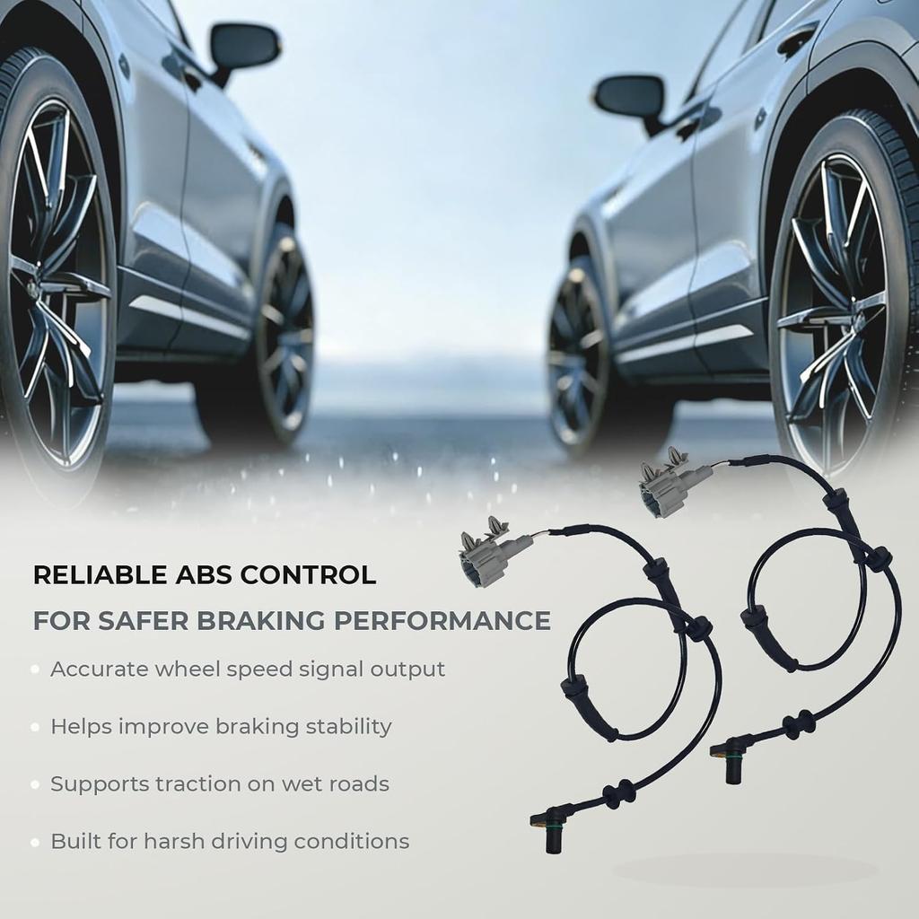 ABS Wheel Speed Sensor 47910-EA025, 56210-82Z00, D7910-9BT0A Front RH Passenger Side Compatible with Nissan Frontier 2005-2025 Pathfinder 2005-2012