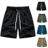 Men'S Summer Solid Color Loose Large Size Beach Pants Shorts Casual Quick Dry Men'S Outdoor Sports Shorts