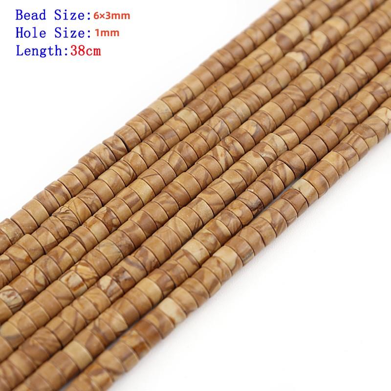 1strand 4/6/8/10mm Natural Stone Flat Beads Druzy Quartz Crystal Loose Spacer DIY Bracelet Necklace Fashion Jewelry