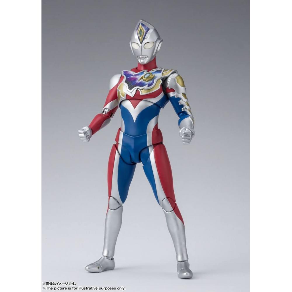 SHFiguarts Ultraman Decker Flash Тип Приблизительный. Окрашенная подвижная фигура из АБС и ПВХ, 150 мм