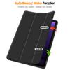 For Samsung Galaxy Tab S10 FE/S9 FE Stand Case Shock-Absorbent Leather Tablet Cover with Pen Slot