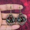 Серьги из кровавика дракона медная проволока обмотка gemstone jewelry медная серьга ручная работа серьга wire wrap серьга подарки для нее серьга-подвеска
