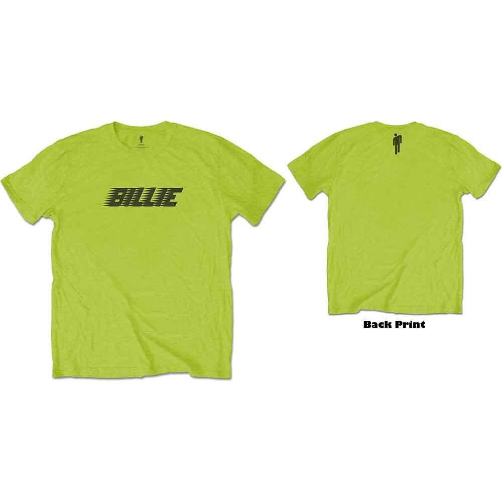 BILLIE EILISH Зеленая футболка с логотипом гонщика НОВАЯ S M L XL 2XL подлинный мерч группы
