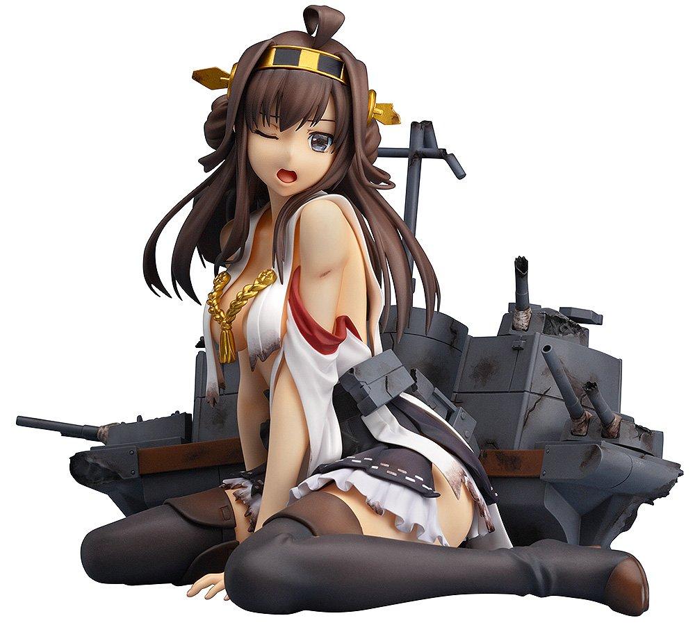 Коллекция Kantai Kongo Medium Damage scale готовая окрашенная фигурка из ПВХ -KanColle- Ver. 1/8