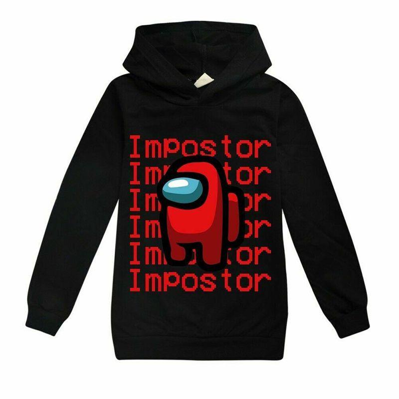 Among Impostor Us Game Kids Hoodie Boys Girls Hooded Sweatshirt Tops Jumper