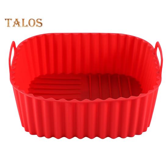 Силиконовый поднос для корзин для фритюрницы Многоразовые силиконовые вкладыши для фритюрницы Без бисфенола А Противень для фритюрницы Замена пергаментной бумаги