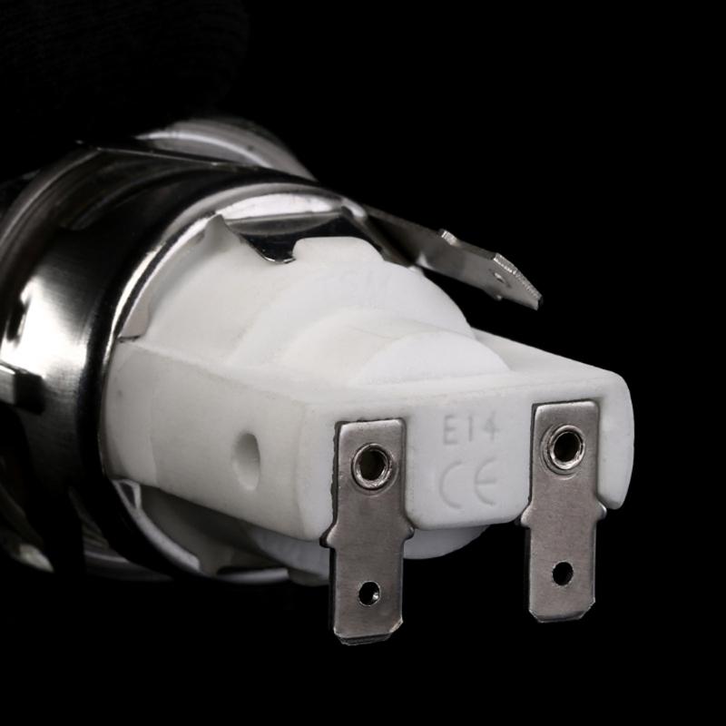 Держатель лампы для духовки Керамическое основание Термостойкий 500℃ 25Вт Круглый для головки/Плоский для головки Закаленное стекло