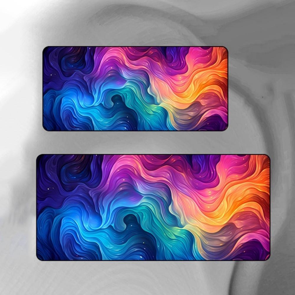 Creative Super Large Mouse Pad Creative Pattern Stitched Edge Mouse Mat Anti-Slip Cute Keyboard Mice Mat Computer Accessories