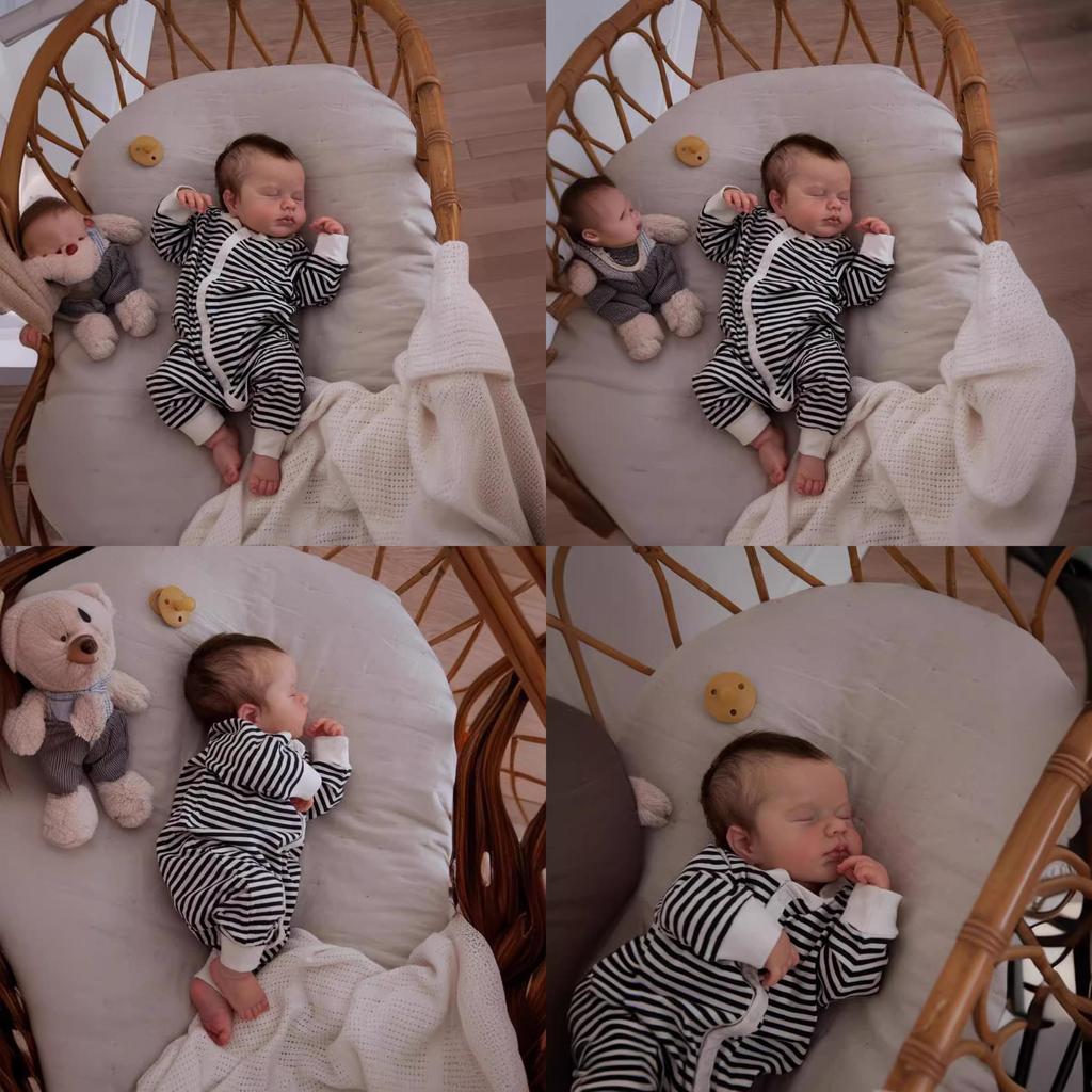 Силиконовая кукла реборн для коллекционеров с реалистичными чертами для подарка и демонстрации