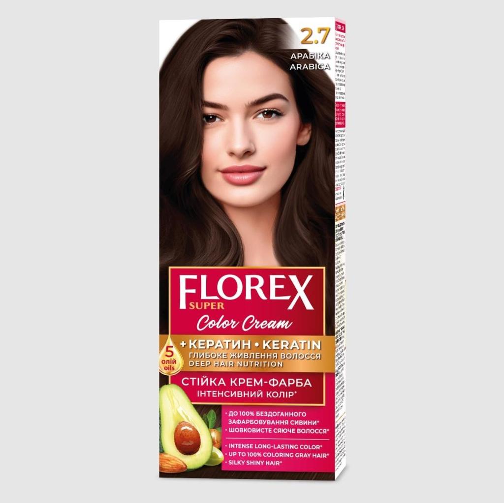 Florex Super Permanent Hair Dye Cream - Give Your Hair Deep Nourishment, Makes Your Hair Soft and Silky-shiny.