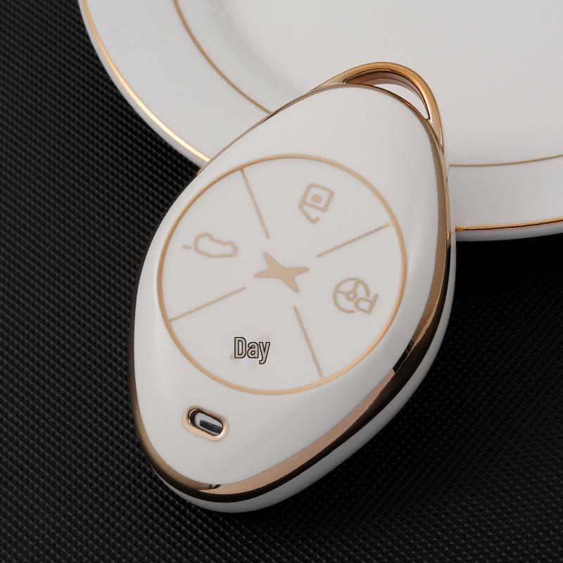 Золотой чехол для ключа из ТПУ Xpeng P7 для G3/G3i/520i Smart Edition Remote