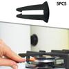 5x Блокираторы ручек газовой плиты, Блокираторы ручек духовки, Силиконовые многоразовые защитные крышки для бытовой техники