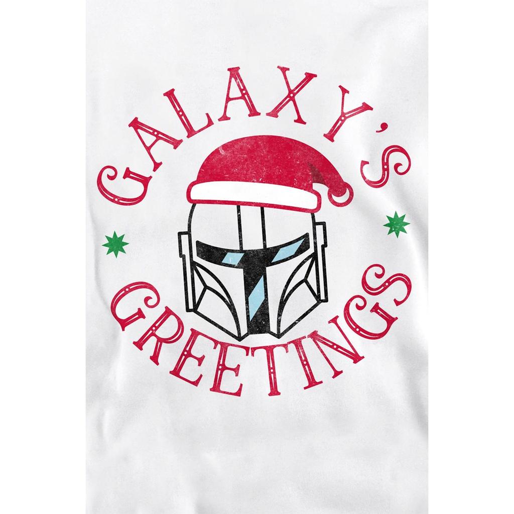 Star Wars: The Mandalorian Unisex Adult GalaxyÂ´s Greeting Sweatshirt