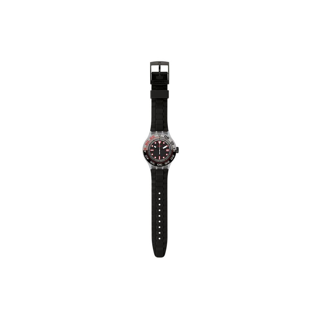 Swatch Унисекс 44-миллиметровые черные часы SUUK400 SUUK400