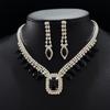 Bridal Accessories Necklace Earrings Jewelry Set Banquet Dress Set Chain Fashion Versatile Temperament Accessories