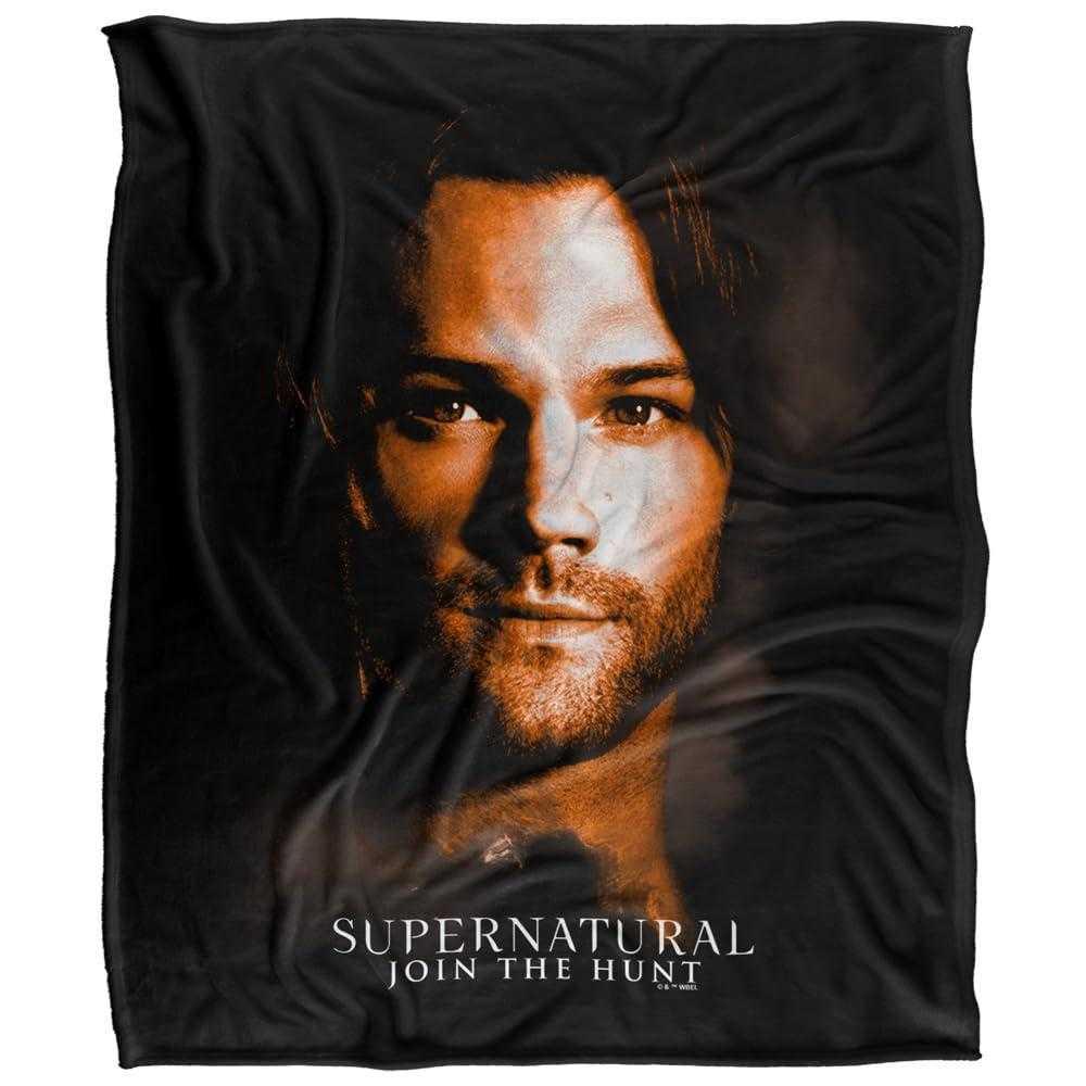 Supernatural Sam Portrait Soft Touch Blanket